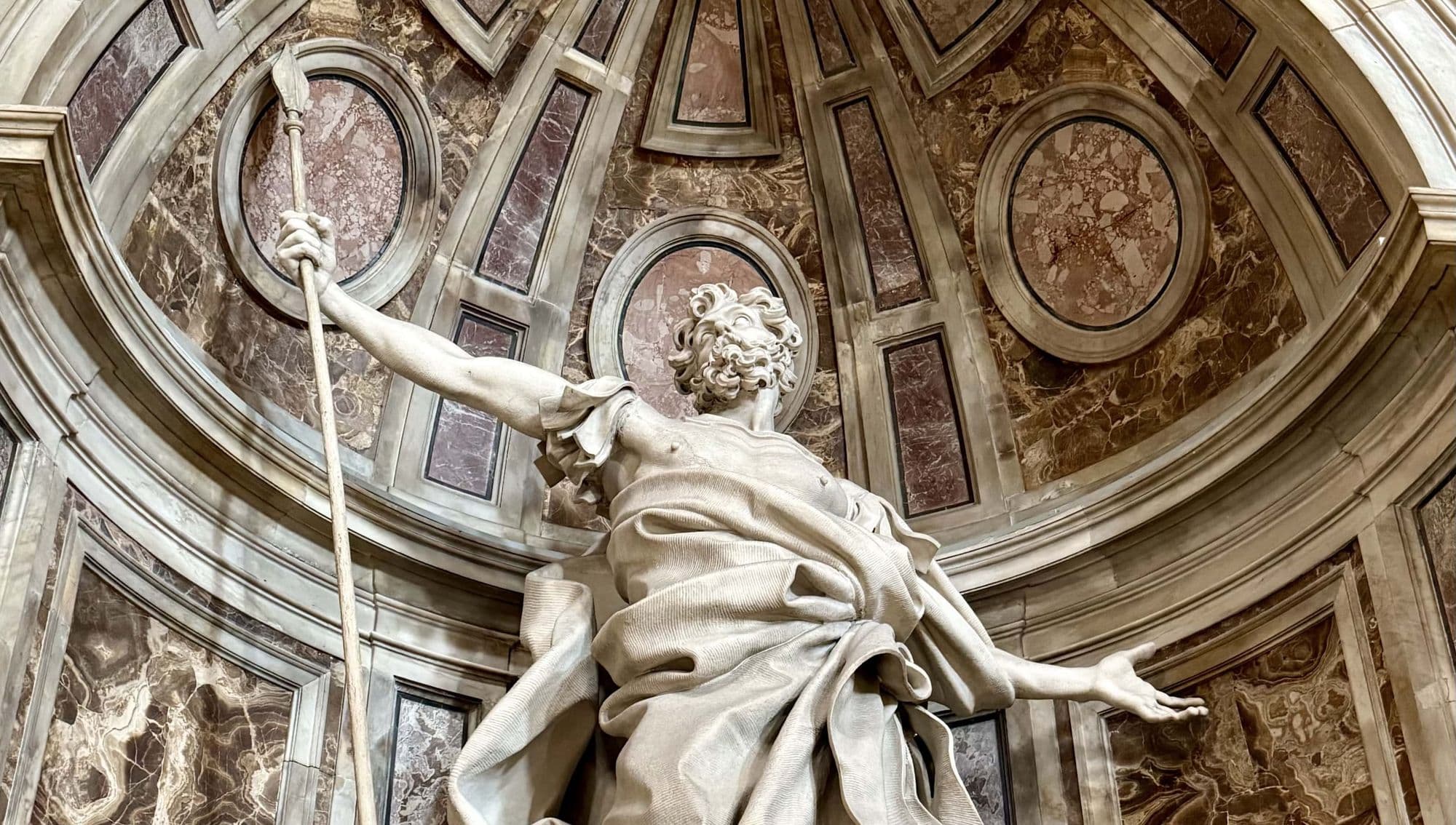 Statue inside Saint Peter's Basilica