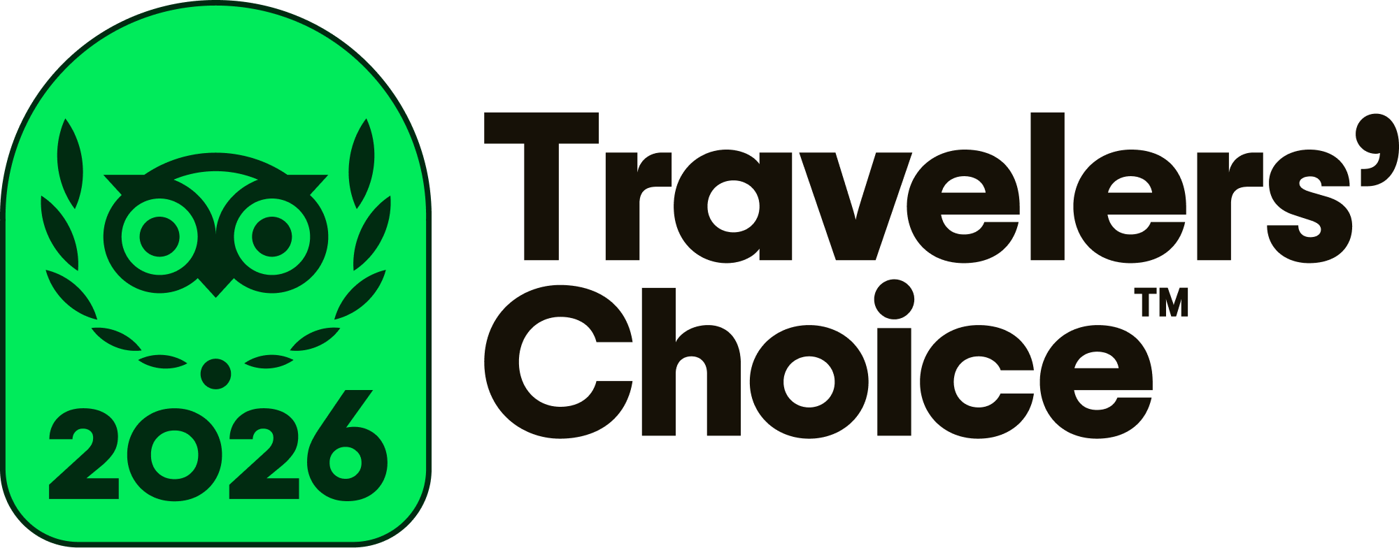Tripadvisor Travelers' Choice Award